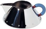 Alessi Rahmk&auml;nnchen aus Edelstahl mit Griff aus PA, hellblau, 9.2 x 11 x 30.5 cm