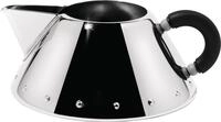 Alessi Rahmk&auml;nnchen aus Edelstahl mit Griff aus PA, schwarz