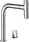 hansgrohe 2-Loch Einhebel-K&uuml;chenarmatur, Komfort-H&ouml;he 200 mm, mit...