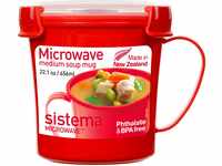 Sistema Suppentasse, mittelgroß, 656 ml, Mikrowellen-Lebensmittelbehälter mit