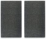 Zeller 26255 Herdabdeck-/Schneideplatten Granit, 2-er Set, Glas, anthrazit 52 x 30 x