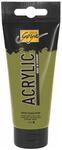 KREUL 84121 - Solo Goya Acrylic, 100 ml Tube in gr&uuml;ne Erde, cremige vielseitig