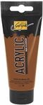 KREUL 84135 - Solo Goya Acrylic, 100 ml Tube in oxydbraun dunkel, cremige...