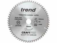 Trend CraftPro Besäumkreissägeblatt für Tisch- und Kreissägen, 250 mm Durchmesser
