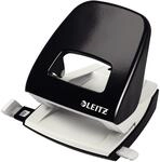 Leitz B&uuml;ro Locher aus Metall, F&uuml;r 30 Blatt, Anschlagschiene mit...