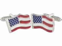Teroon Unisex-Manschettenknöpfe Amerikaflagge 609034