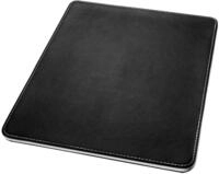 SIGEL SA105 Mauspad Eyestyle aus hochwertigem Leder-Imitat, schwarz / wei&szlig;