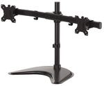 Fellowes Monitorarm Seasa mit Standfu&szlig; - h&ouml;henverstellbar - ergonomisch - f&uuml;r 2