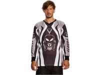 Roleff Racewear Motocross Shirt, Schwarz Grau, Größe M