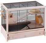 Ferplast Gabbia Criceti in legno FSC HAMSTERVILLE, Gabbia Topolini, Struttura su pi&ugrave;