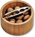 Kesper | Nussschale mit Nussknacker, Material: Bambus, Edelstahl, Ma&szlig;e: &Oslash; 17...