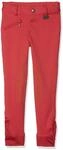 HKM 9064 Reithose Penny Easy, M&auml;dchen Hose, Kniebesatz, Rot / Rot, 116
