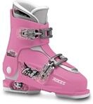 Roces Kinder Skischuhe Idea Up Gr&ouml;&szlig;enverstellbar, Deep Pink-White, 30/35,