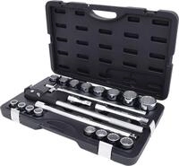 KS Tools 911.0722 3/10,2 cm Socket Set, 21 PCS, 4042146087268, Matt Satiniert