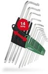 Wiha Stiftschl&uuml;ssel Set mit ProStar Halter (39104) 14tlg. I Torx...