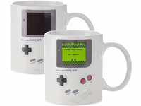 Nintendo Game Boy Thermoeffekt Tasse Super Mario 300ml Keramik weiß, 1 Stück...