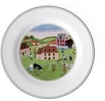 Villeroy und Boch Design Naif Brotteller M&uuml;hle, Premium Porzellan