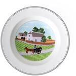 Villeroy & Boch Design Naif Suppenteller Bauer, Premium Porzellan