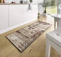 Hanse Home Loop Teppich L&auml;ufer &ndash; Teppichl&auml;ufer Mit Schriftzug Weicher Kurzflor