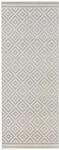 NORTHRUGS In- und Outdoor Teppich Raute 80x200cm - Wetterfest Modern Geometrisches