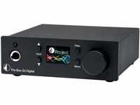 Pro-Ject Pre Box S2 Digital, Audiophiler Stereo Vorverstärker (Schwarz)