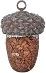 Esschert Design Futterstelle Eichel aus Polyresin und Metall, 14,0 x 14,0 x 22,2 cm