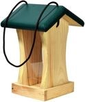 dobar&reg; Vogelfutterhaus H&auml;ngend - Kleines Vogelhaus Futtersilo - Futters&auml;ule