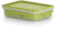 Emsa Clip & Go Lunchbox, 1,2 L, Brotdose mit 3 praktischen Eins&auml;tzen und Deckel, 100