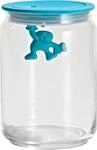 Alessi "Gianni" K&uuml;chendose aus Glas mit abgedichtem Deckel, thermoplastischem Harz,