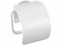 WENKO Static-Loc® Toilettenpapierhalter Osimo Weiß - Befestigen ohne bohren,