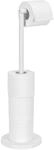 WENKO Stand Toilettenpapierhalter, freistehender Toilettenpapierhalter im