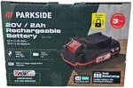Parkside Akku, 20 V, f&uuml;r Ger&auml;te der Serie X 20 V Team von Parkside