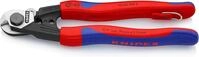 KNIPEX Drahtseilschere geschmiedet mit Mehrkomponenten-H&uuml;llen, mit integrierter