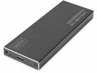 DIGITUS - DA-71115 - Festplattengehäuse SSD - M.2 - USB 3.1 Typ-C - SATA III -