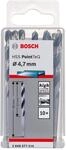 Bosch Professional 10 St&uuml;ck HSS Spiralbohrer PointTeQ (f&uuml;r Metall, 4,7 x 47 x 80