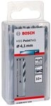 Bosch Professional 10 St&uuml;ck HSS Spiralbohrer PointTeQ (f&uuml;r Metall, 4,1 x 43 x 75