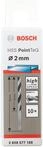 Bosch Professional 10 St&uuml;ck HSS Spiralbohrer PointTeQ (f&uuml;r Metall, 2 x 24 x 49 mm,