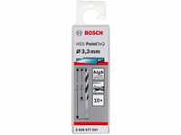 Bosch Professional 10 Stück HSS Spiralbohrer PointTeQ (für Metall, 3,3 x 36 x...