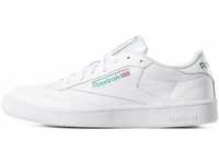 Reebok Herren Club C 85 Sneaker, INT-White/Green, 44 EU