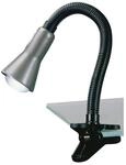 Trio Leuchten Klemmleuchte Felxo 5028010-47, Metall/Kunststoff schwarz/stahlfarbig,