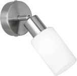 RL LIVE YOUR LIGHT Reality Leuchten Wandspot Mars R80011007, Metall Nickel matt, Glas