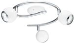 EGLO LED Deckenlampe Bimeda, 3 flammige Deckenleuchte, Deckenstrahler aus Metall in