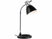 BRILLIANT Lampe Jan Tischleuchte silber/schwarz | 1x A60, E27, 40W, geeignet...