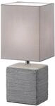 Reality Leuchten Tischleuchte mit Keramikfu&szlig;, 1x E14 maximal 40 W, 29 cm,