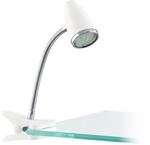 EGLO LED Klemmlampe Riccio 1, Klemmleuchte, Klemmspot aus Kunststoff in Wei&szlig; und