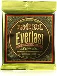Ernie Ball Everlast Medium Light Coated 80/20 Bronze Akustik-Gitarrensaiten, St&auml;rke