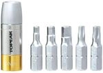 Topeak Miniwerkzeug Nano TorqBox 5 Drehmomenth&uuml;lse mit Aufs&auml;tzen, aus Stahl