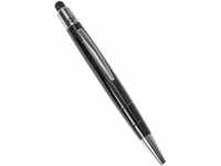 Wedo 26115001 Touchpen Mini 2-in-1 (leitfähiger Eingabestift, 10 cm) schwarz
