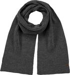 Barts Herren Wilbert Scarf Schal, Grau (DARK HEATHER 0019), One size