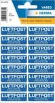 HERMA 15035 Luftpost Aufkleber, 320 St&uuml;ck, 12 x 40 mm, selbstklebend, klein,